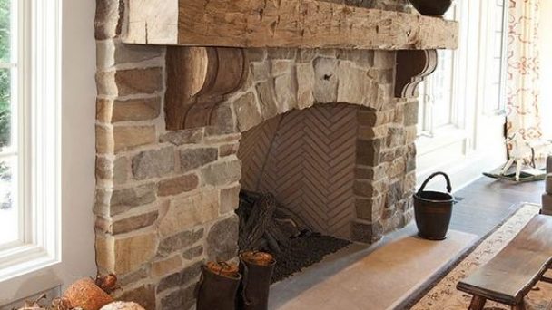 Nội thất thô mộc của biệt thự phong cách Rustic đẹp giản dị